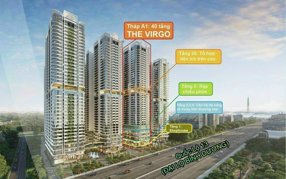 Phân khu The Virgo đẳng cấp của dự án căn hộ Astral City