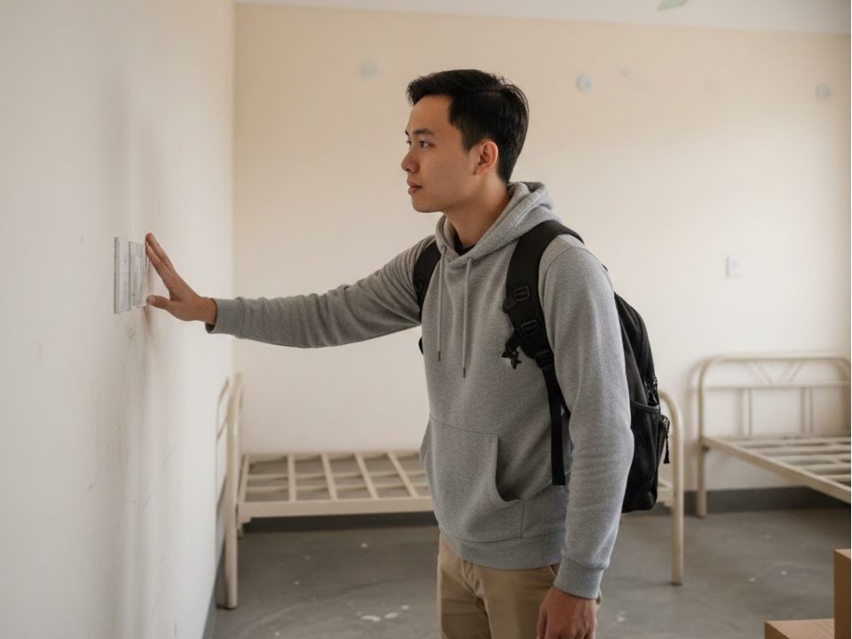 Đến xem phòng trọ trực tiếp trước khi đặt cọc